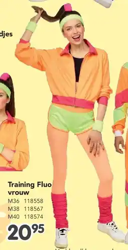 Happyland Training Fluo vrouw aanbieding