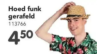 Happyland Hoed funk gerafeld aanbieding