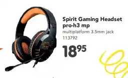 Happyland Spirit Gaming Headset pro-h3 mp aanbieding