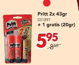 Happyland Pritt 2x 43gr aanbieding