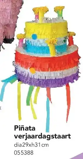 Happyland Piñata verjaardagstaart aanbieding