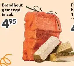 Happyland Brandhout gemengd in zak aanbieding