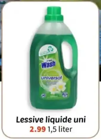 Wibra Lessive liquide uni aanbieding