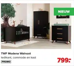 Baby-Dump TWF Modena Walnoot aanbieding