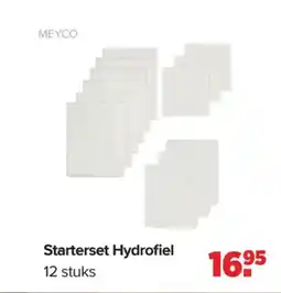 Baby-Dump MEYCO Starterset Hydrofiel aanbieding