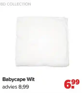 Baby-Dump Bd collection babycape wit aanbieding