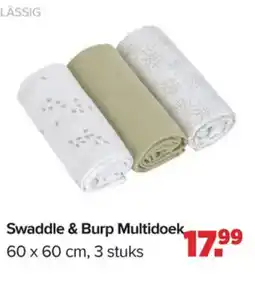 Baby-Dump Lässig swaddle & burp multidoek aanbieding