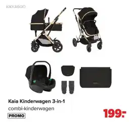 Baby-Dump Kikkaboo kaia kinderwagen 3-in-1 aanbieding