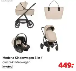 Baby-Dump Kikkaboo modena kinderwagen 3-in-1 aanbieding