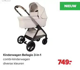 Baby-Dump Chicco kinderwagen bellagio 3-in-1 aanbieding