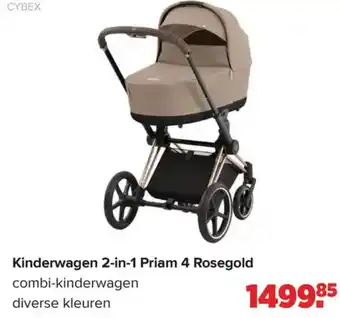 Baby-Dump Cybex kinderwagen 2-in-1 priam 4 rosegold aanbieding