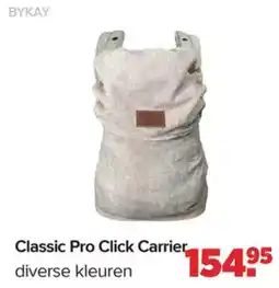 Baby-Dump Bykay classic pro click carrier aanbieding