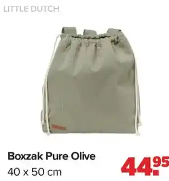 Baby-Dump Little dutch boxzak pure olive aanbieding