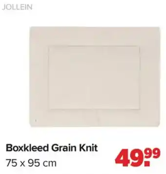 Baby-Dump Jollein boxkleed grain knit aanbieding