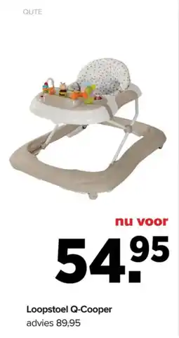 Baby-Dump Qute Loopstoel Q-Cooper aanbieding