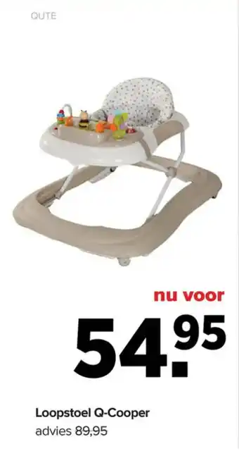 Baby-Dump Qute Loopstoel Q-Cooper aanbieding