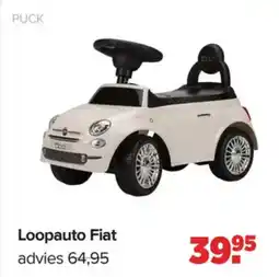 Baby-Dump Puck Loopauto Fiat aanbieding