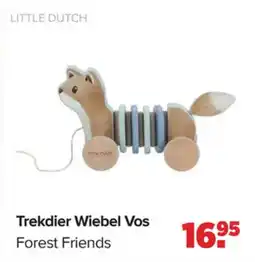 Baby-Dump Little dutch Trekdier Wiebel Vos aanbieding