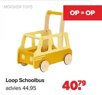 Baby-Dump Moover Toys Loop Schoolbus aanbieding