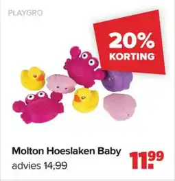 Baby-Dump PLAYGRO Molton Hoeslaken Baby aanbieding