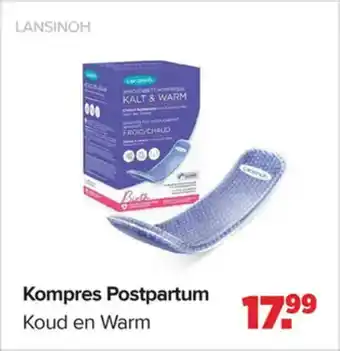 Baby-Dump Lansinoh Kompres Postpartum aanbieding