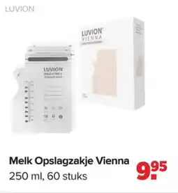 Baby-Dump Luvion Melk Opslagzakje Vienna aanbieding