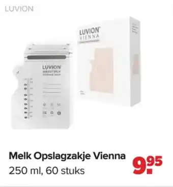 Baby-Dump Luvion Melk Opslagzakje Vienna aanbieding