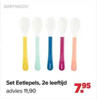 Baby-Dump Babymoov Set Eetlepels, 2e Leeftijd aanbieding