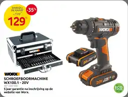 BricoPlanit Worx Schroefboormachine aanbieding