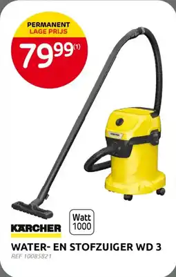 BricoPlanit Karcher Water en Stofzuiger WD 3 aanbieding