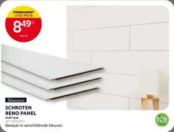 BricoPlanit Maestro Schroten Reno Panel aanbieding