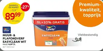 BricoPlanit Levis muur- & plafondverf easyclean mur aanbieding