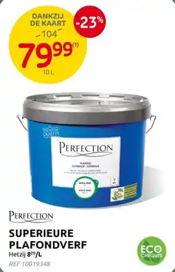 BricoPlanit Perfection superieure plafondverf aanbieding