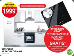 BricoPlanit Compleet keukenblok maya aanbieding