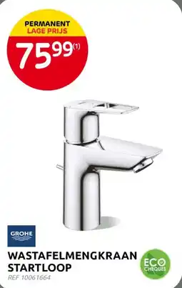 BricoPlanit Grohe wastafelmengkraan startloop aanbieding