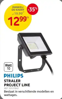 BricoPlanit Philips straler project line aanbieding