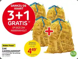 BricoPlanit Golden flame zak aanmaakhout aanbieding