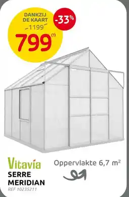 BricoPlanit Vitavia serre meridian aanbieding