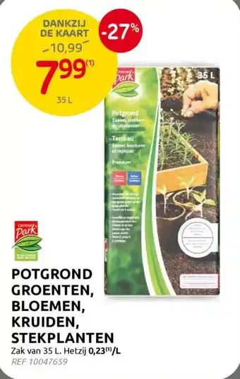 BricoPlanit Potgrond groenten, bloemen, kruiden, stekplanten aanbieding