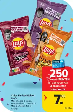 Carrefour Lay's chips limited edition aanbieding