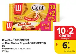 Carrefour Lu cha-cha of cent wafers original aanbieding