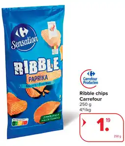 Carrefour Ribble chips carrefour aanbieding