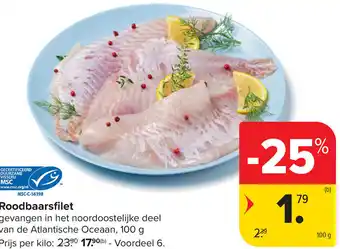 Carrefour Roodbaarsfilet aanbieding