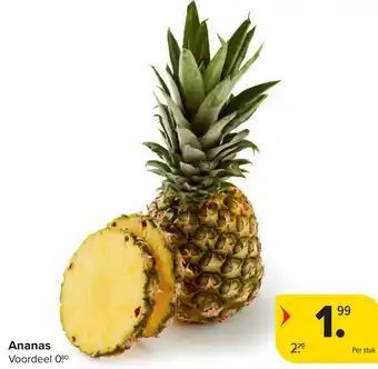 Carrefour Ananas aanbieding