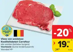 Carrefour Vlees van weidekoe kwaliteitsketen carrefour aanbieding