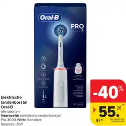 Carrefour Oral-B Elektrische tandenborstel aanbieding