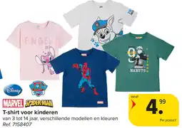 Carrefour T-shirt voor kinderen aanbieding