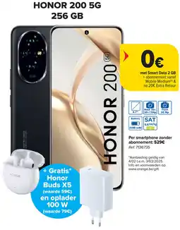 Carrefour HONOR 200 5G 256GB aanbieding