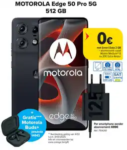 Carrefour Motorola Edge 50 Pro 5G 512 GB aanbieding