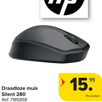 Carrefour Hp Draadloze muis Silent 280 aanbieding